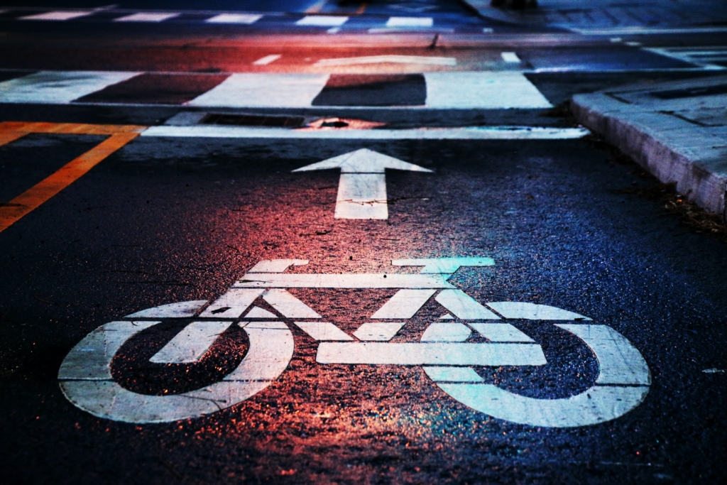 自転車の道路標示