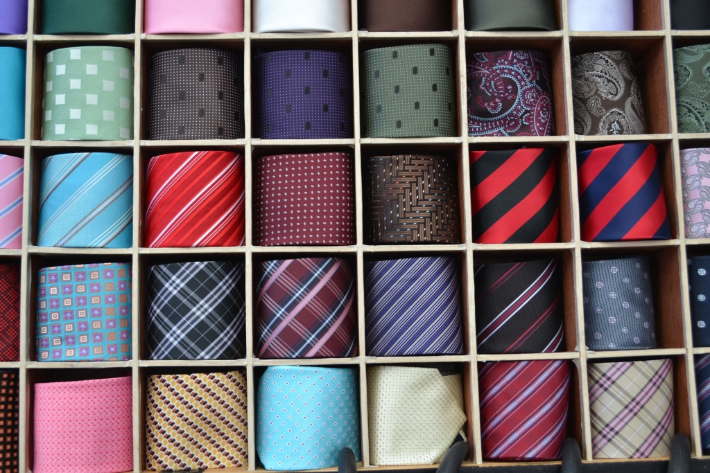 たくさんのネクタイ