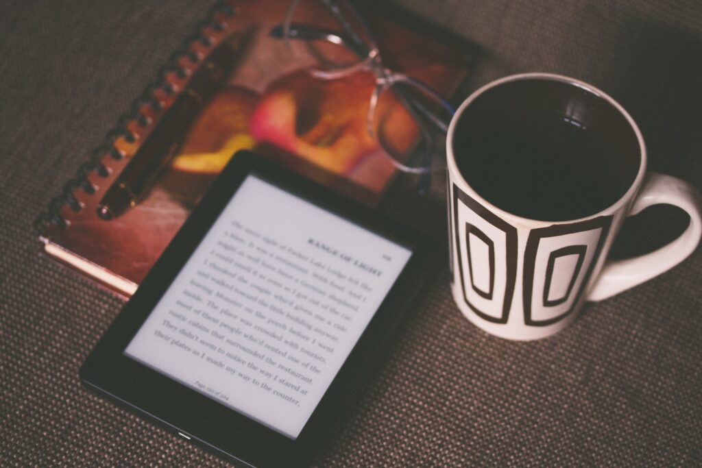 電子書籍とコーヒー