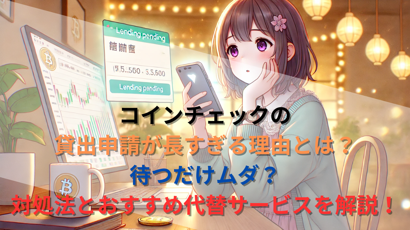 コインチェックの貸出申請が長すぎる理由とは？待つだけムダ？対処法とおすすめ代替サービスを解説！ | ヤドリブログ