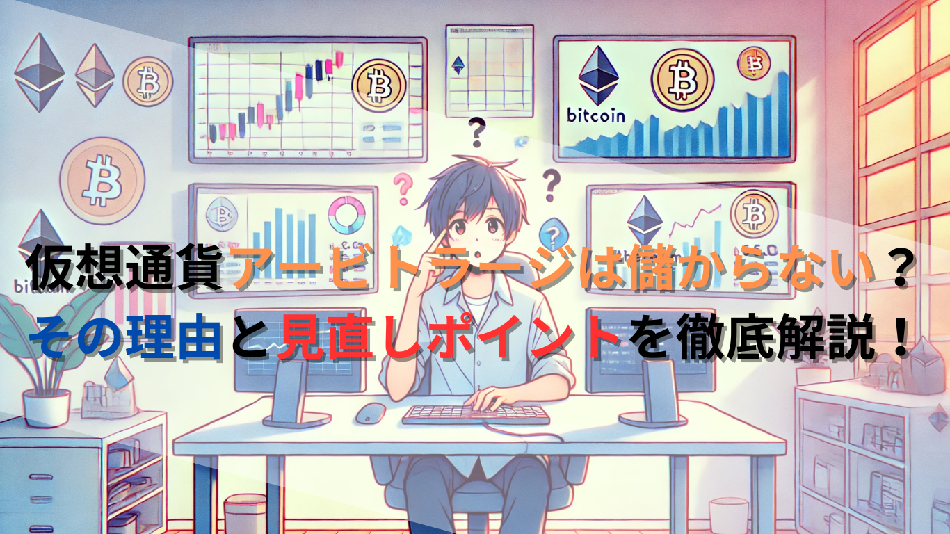 仮想通貨アービトラージは儲からない？その理由と見直しポイントを徹底解説！ | ヤドリブログ