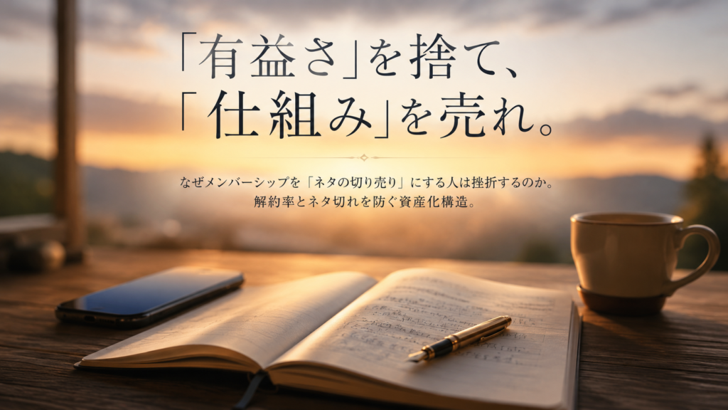 朝の静かなブルーモーメントの中、木製デスクに置かれたスマートフォンの画面が淡く光り、傍らには温かいコーヒーマグと開かれたノートが置かれているクローズアップ。