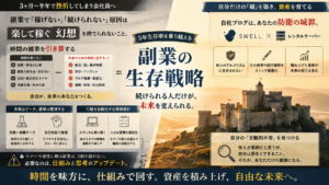 朝の薄明かりが差し込むミニマルな書斎。デスクの上に、画面が消灯したスマートフォン、数行の手書きメモが残されたノート、万年筆、湯気がうっすらと立ち上るマグカップが綺麗に並んでいる。