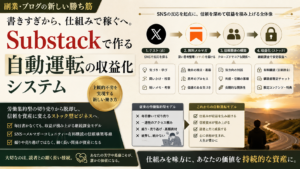 Substackによる収益化の仕組みと、音声入力・自動化を活用したミニマルな朝活ワークスペース