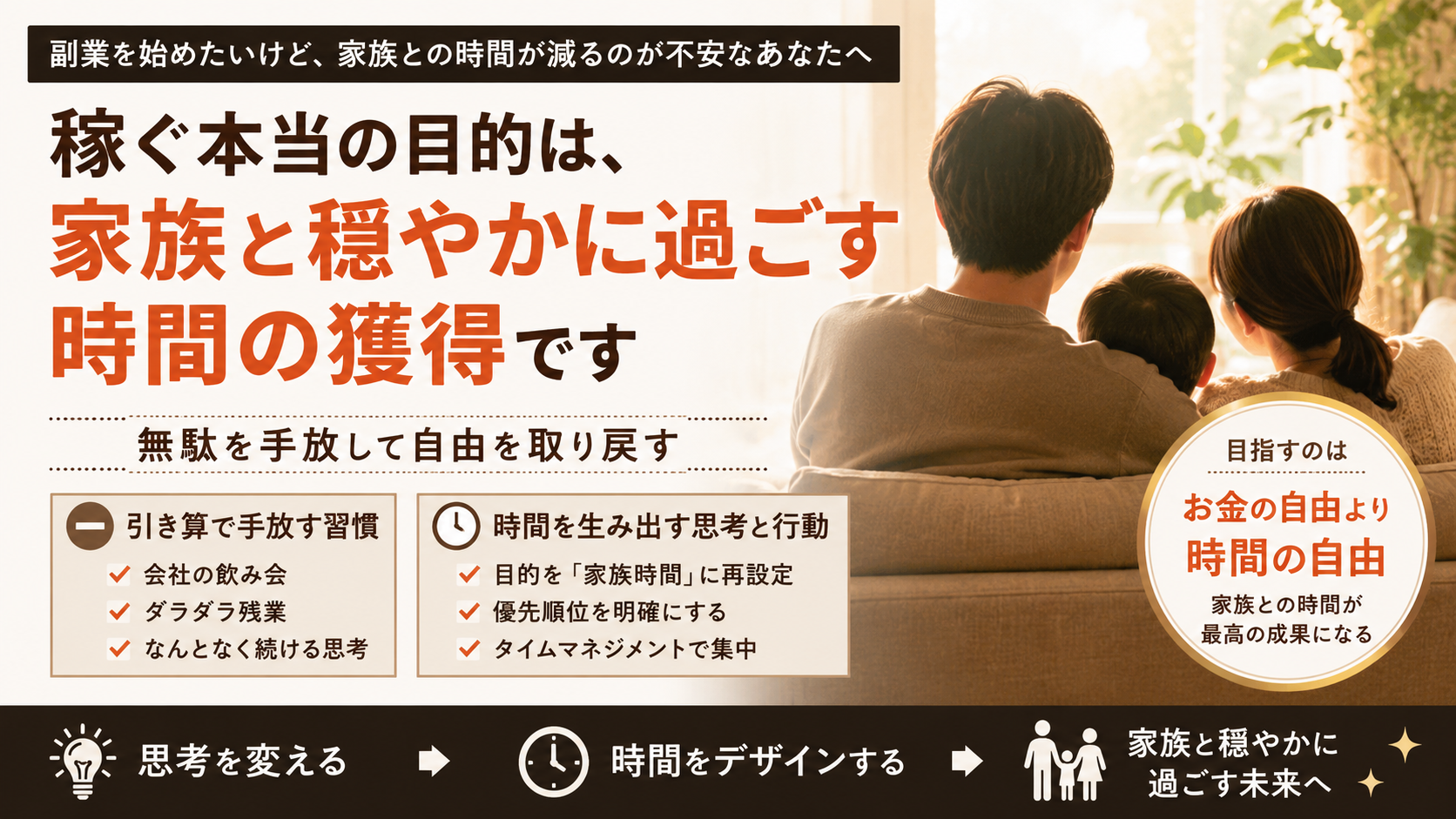 家族との時間を守りながら副業で成果を出すための引き算戦略
